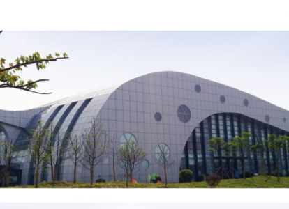 克拉玛依会议中心外景网架工程